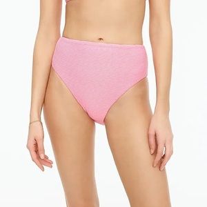 J.Crew Rib Bikini Bottom With High-cut Leg Size Small